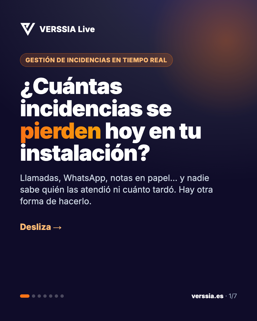 VERSSIA Live — presentación de producto